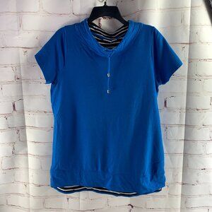 Zenergy Chico's Women's Blue Athletic Top size 2